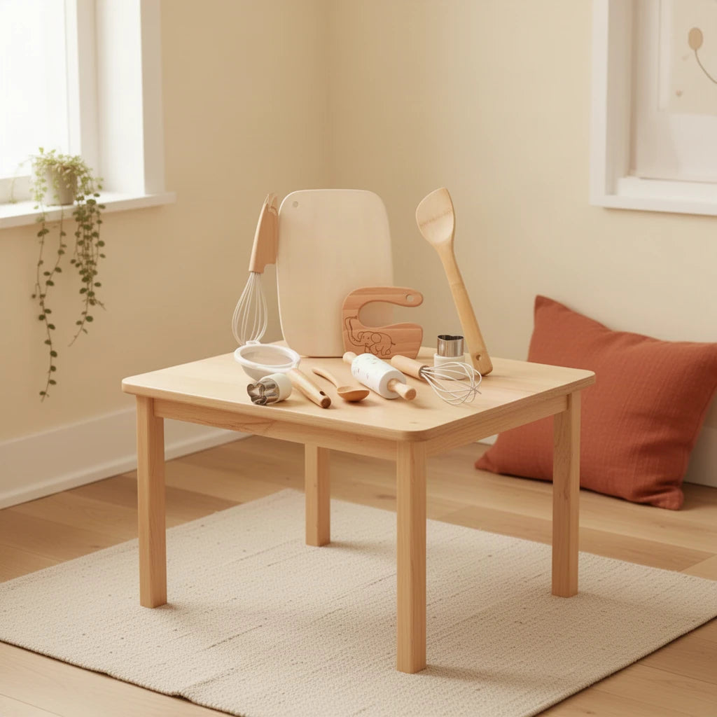 Kit de Cuisine Montessori dans une chambre d’enfant Montessori