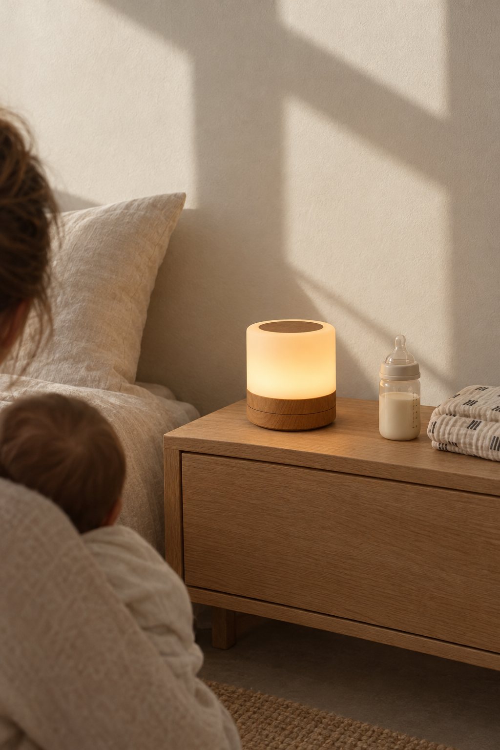 Veilleuse douce pour les tétées de nuit