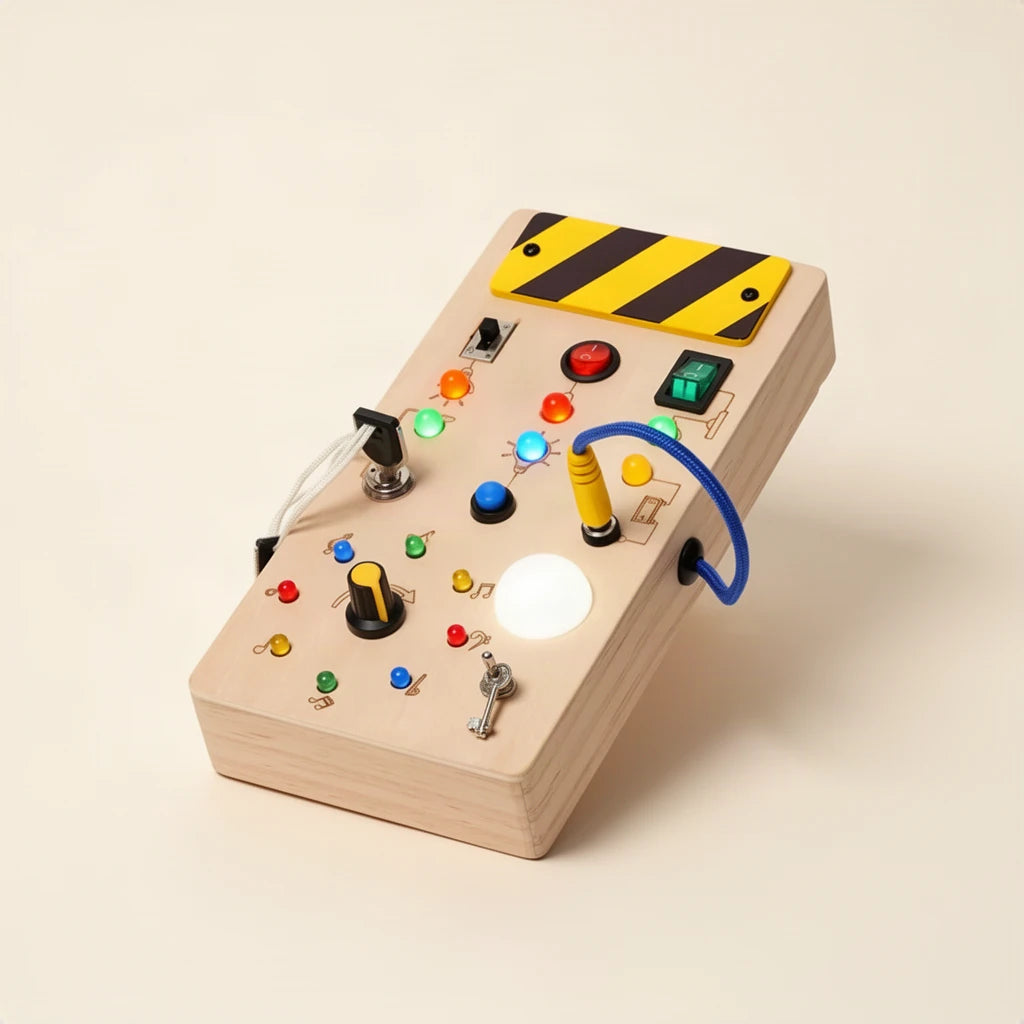 Tableau de Commutation Montessori sur fond clair