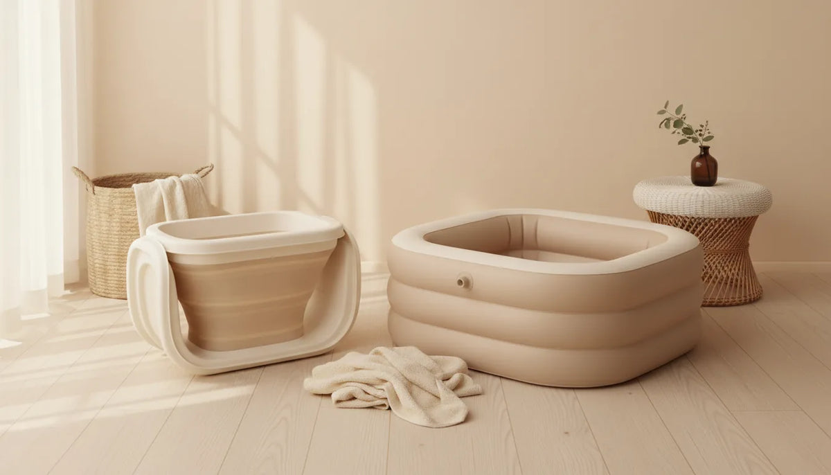 Baignoire bébé pliable ou gonflable : laquelle choisir ?