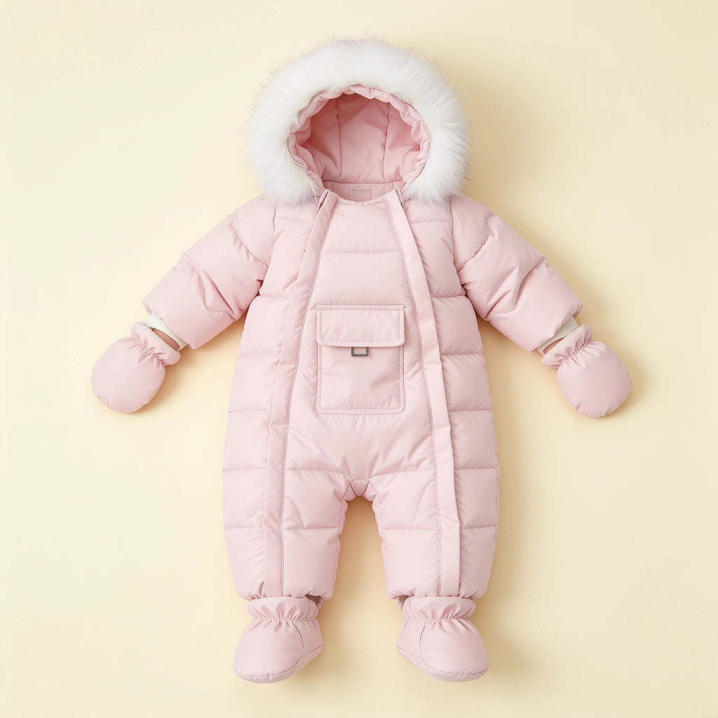 Combinaison Ski Bebe Fille - Rose - Flat