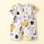 Combinaison Pyjama Bebe Préhistoire - T-Rex - Flat
