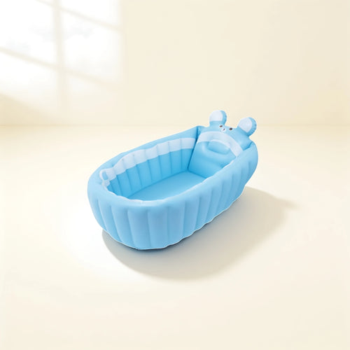 Baignoire bébé gonflable avec pompe Petit Nuage – coloris Bleu