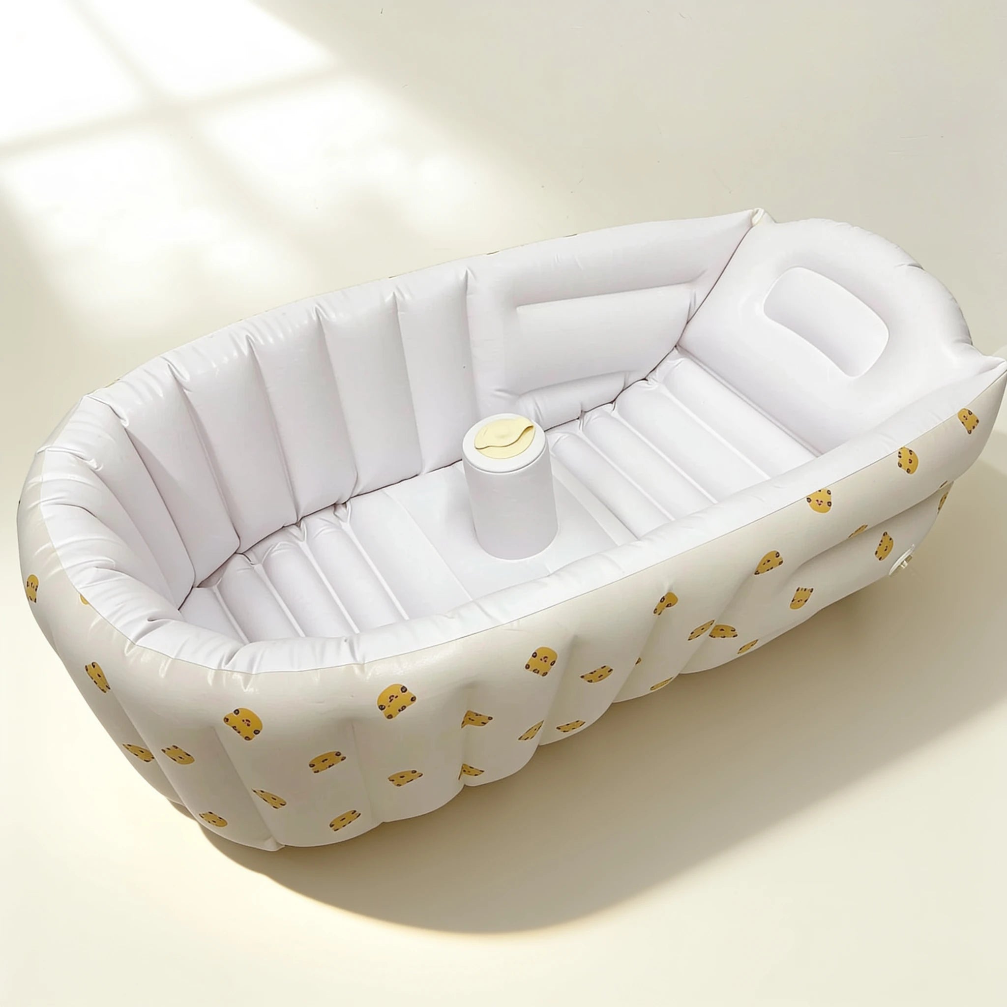 Baignoire bébé gonflable antidérapante Nounours – coloris Tigres