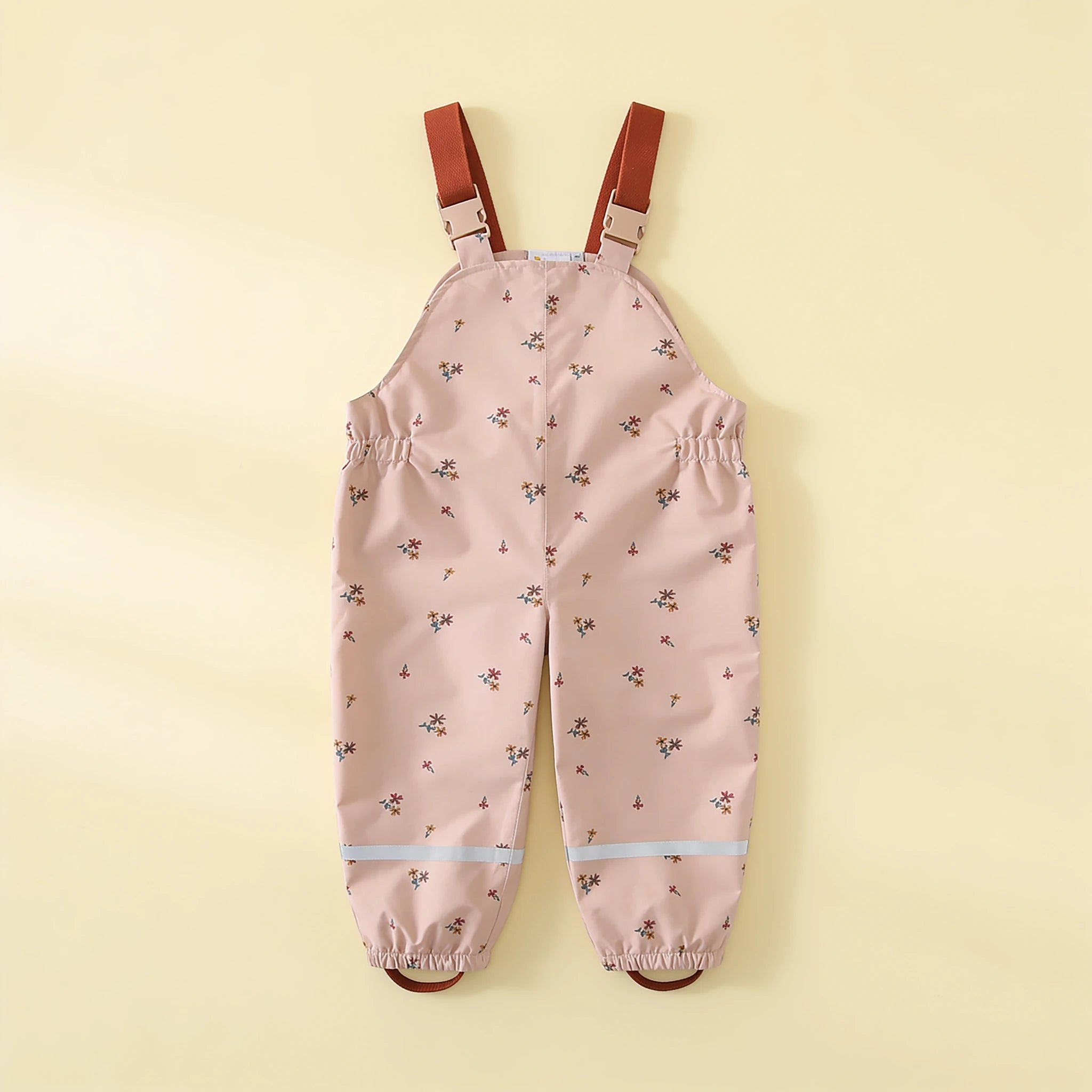 Combinaison Pluie Bebe Bretelles - Rose - Flat