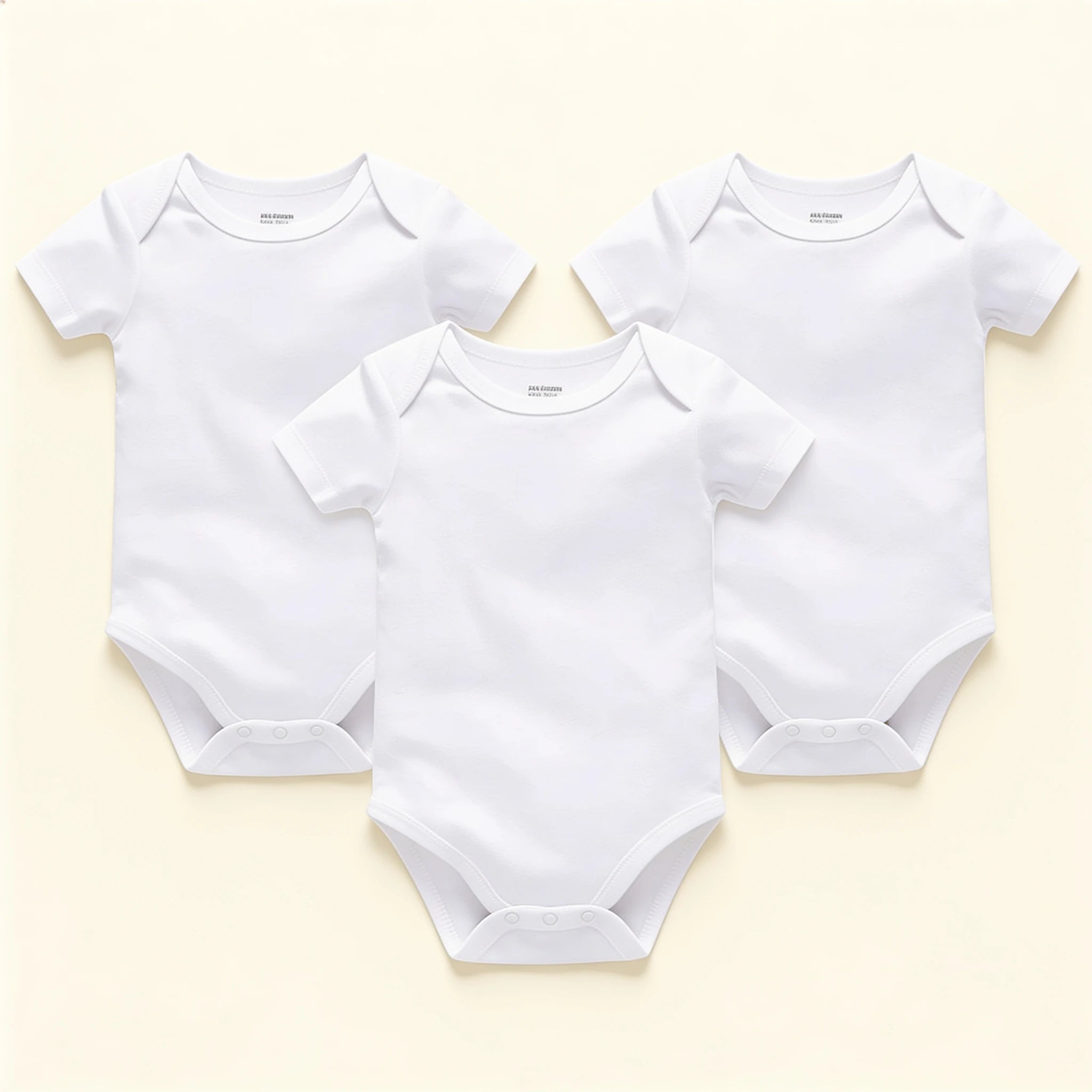 Combinaison Bebe Blanche x3 - x3 - Flat