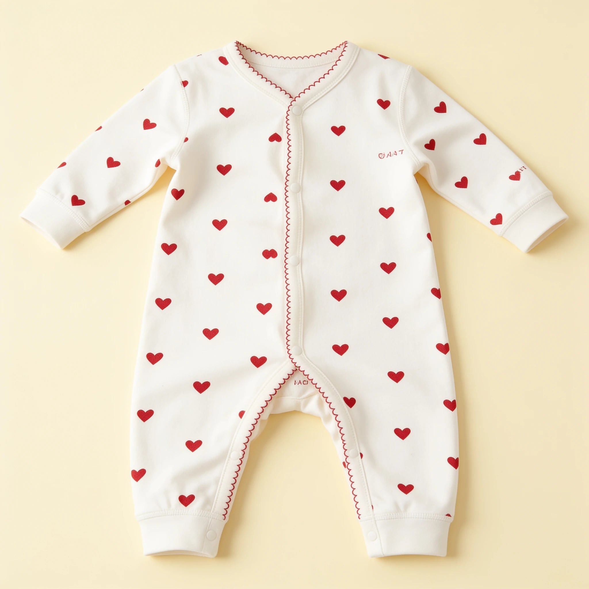Combinaison Bebe Coeur - produit - Flat