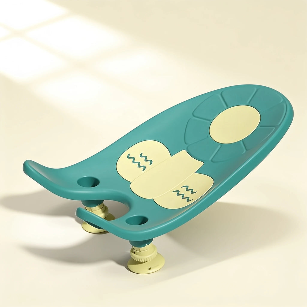 Transat de bain bébé ergonomique pour lavabo – coloris Vert