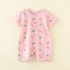Combinaison Pyjama Bebe Oiseaux - Flamants Roses - Flat
