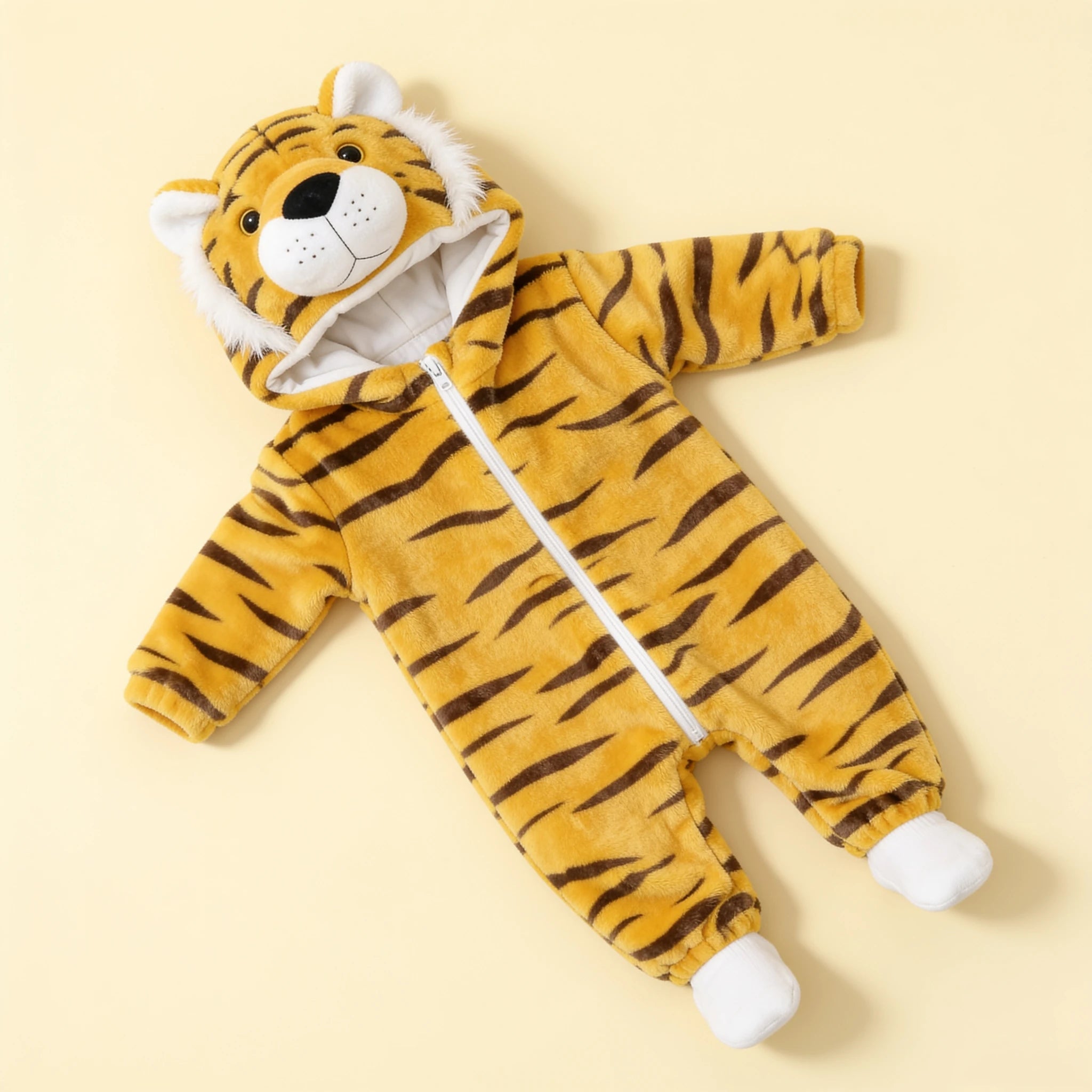 Combinaison Deguisement Bebe Felins - Tigre Mâle - Flat