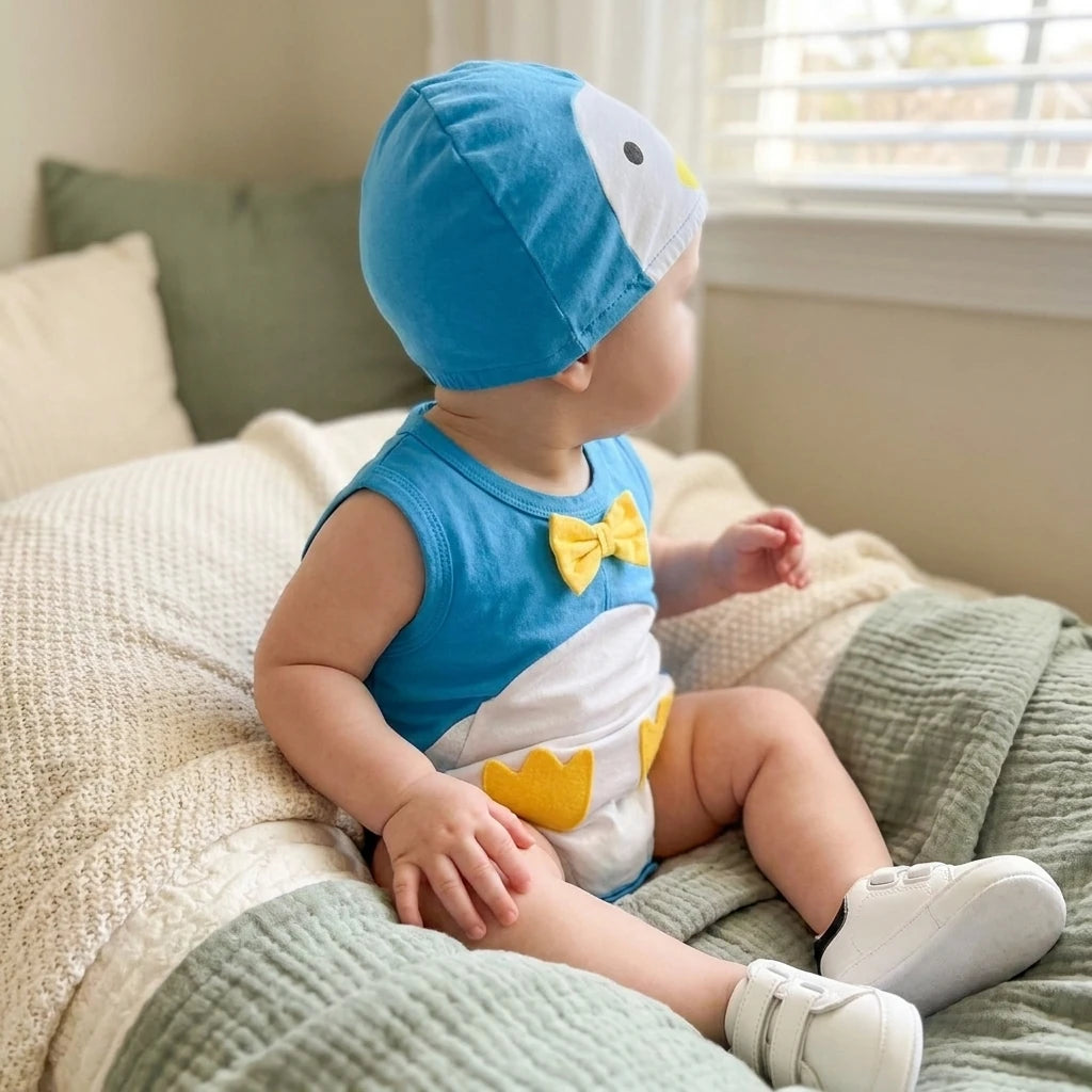 Combinaison Pingouin Bebe - produit - Porté