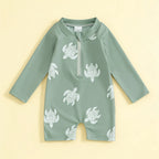 Combinaison Tortue Bebe - Vert - Flat