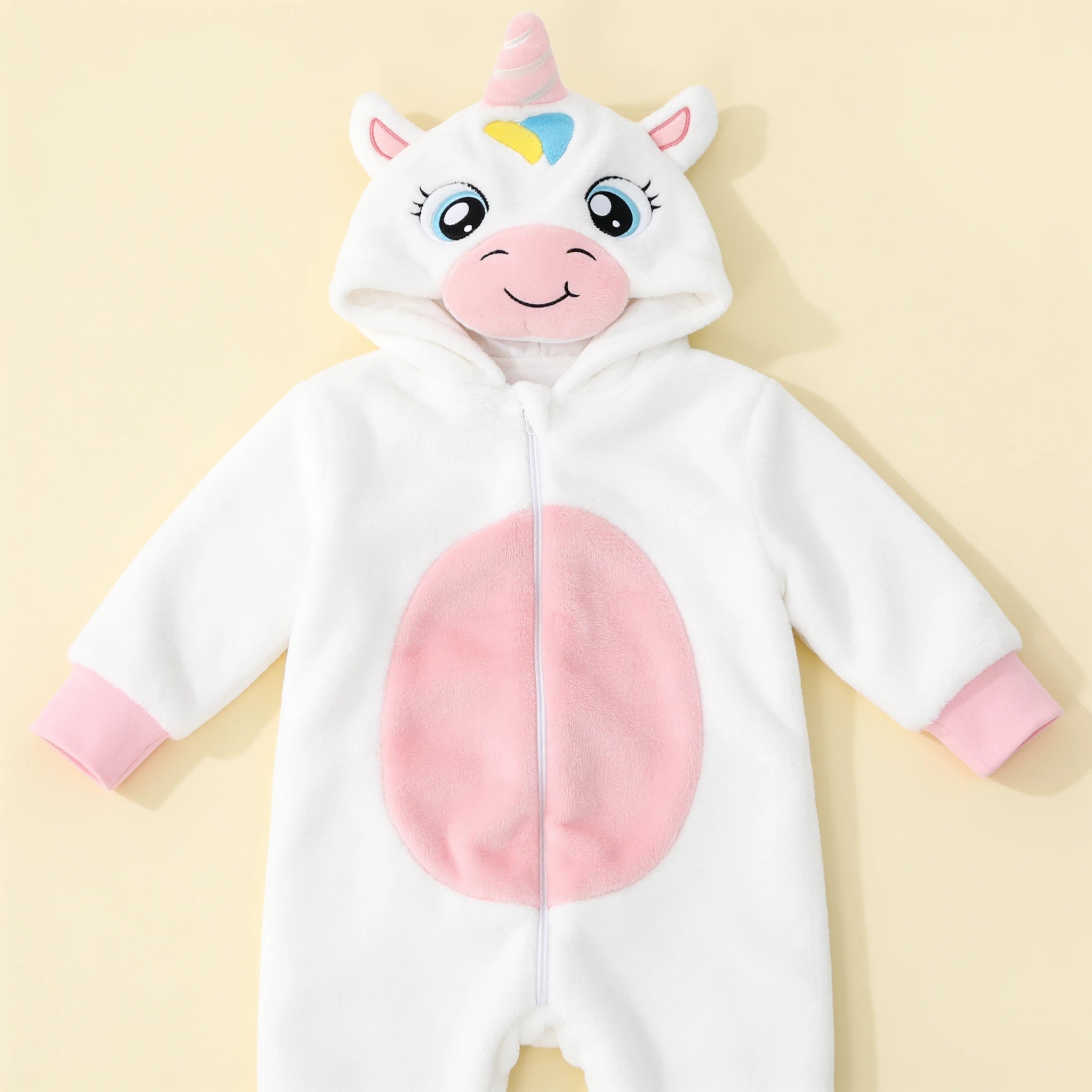 Combinaison Deguisement Bebe Licorne - Licorne Blanche - Flat