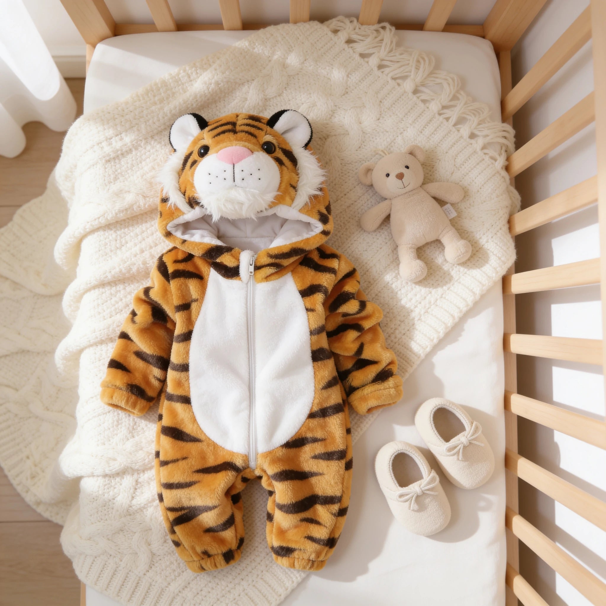 Combinaison Deguisement Bebe Felins - Tigre Femelle - Cocon