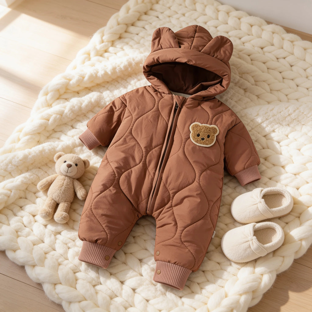 Combinaison Bébé Manteau Ourson - Marron - Cocon