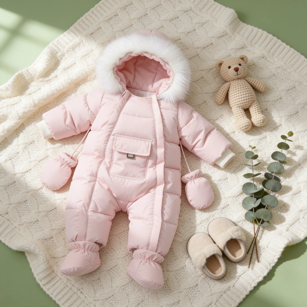 Combinaison Ski Bebe Fille - Rose - Cocon