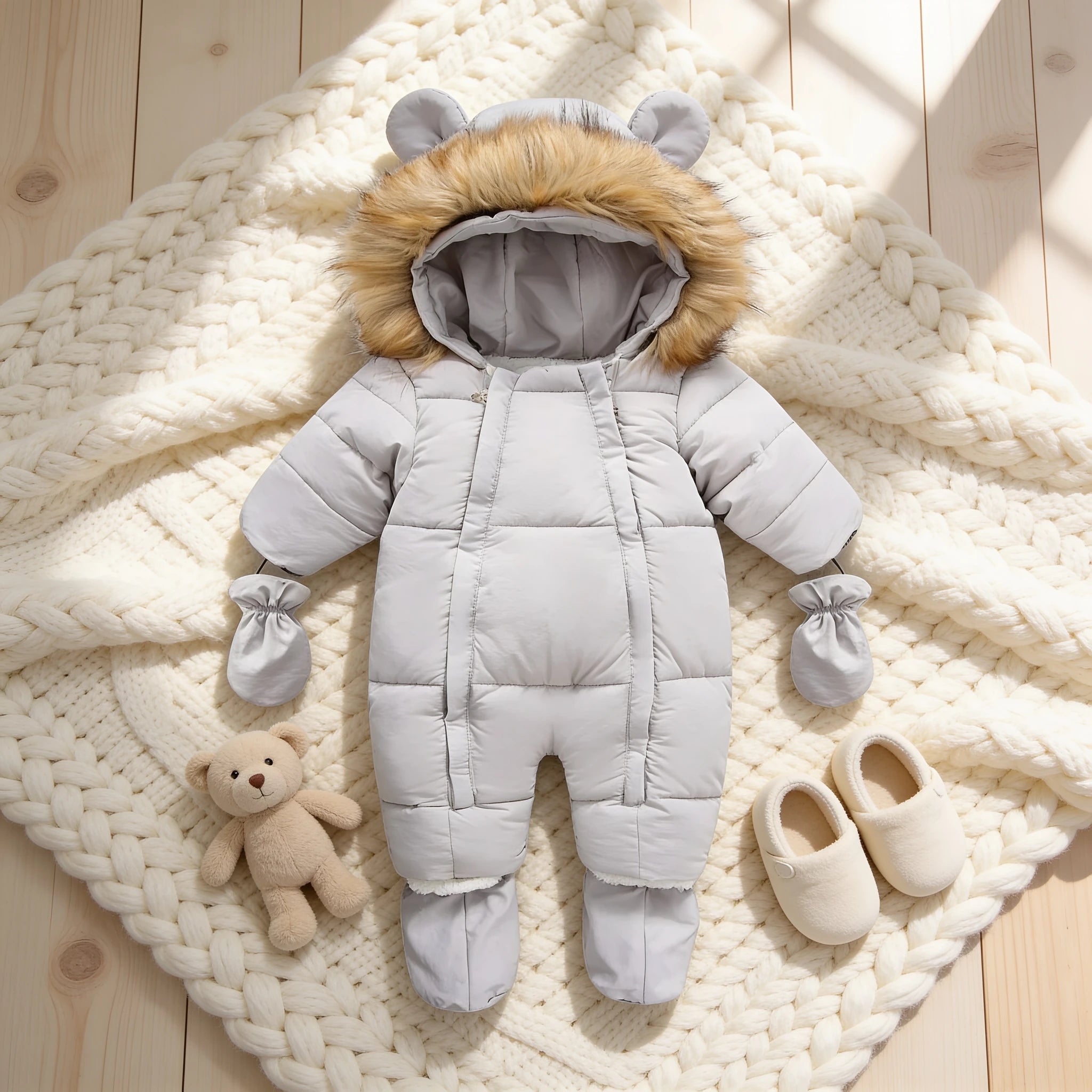 Combinaison Neige Bebe - Gris - Cocon