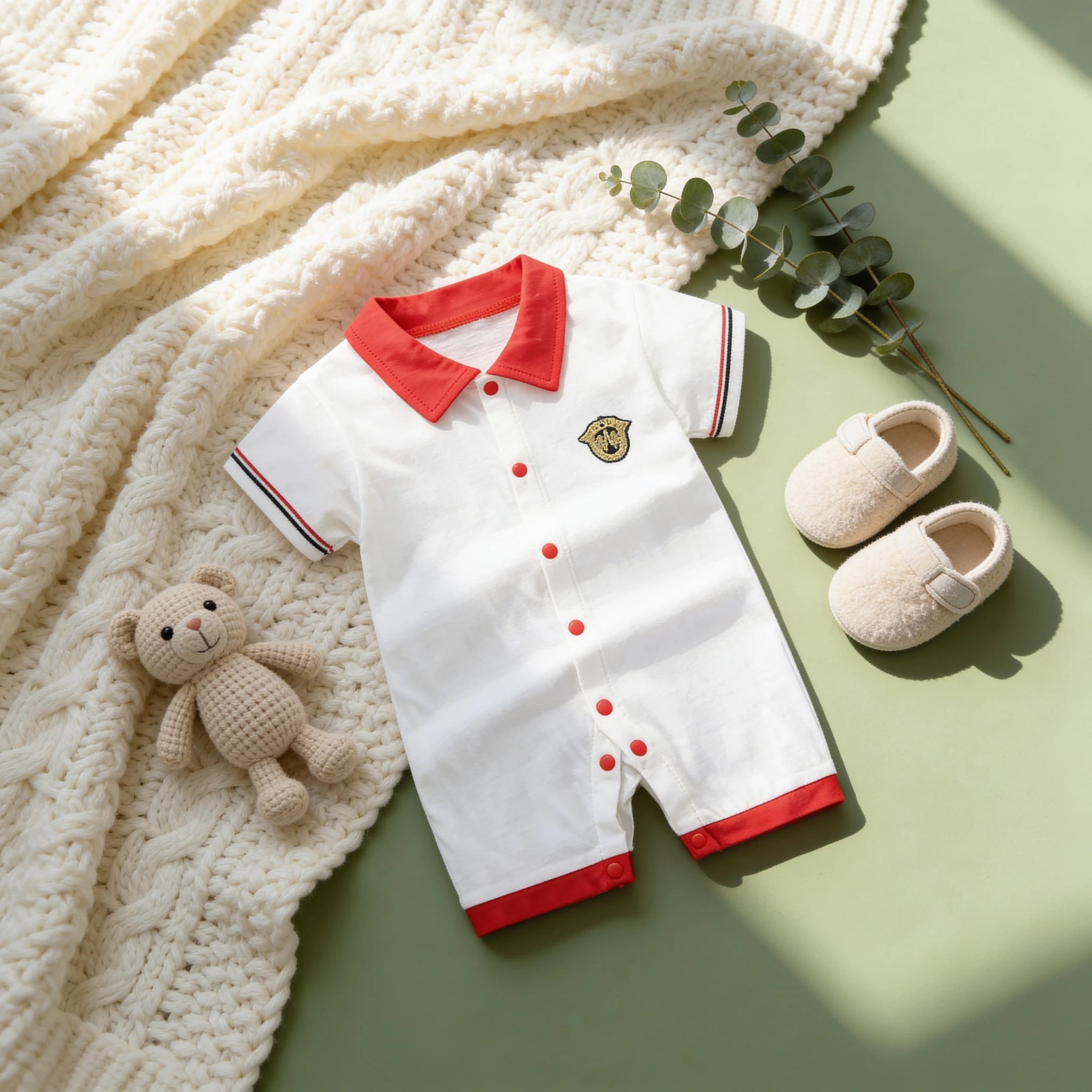 Combinaison Bebe Patron - Blanc - Cocon