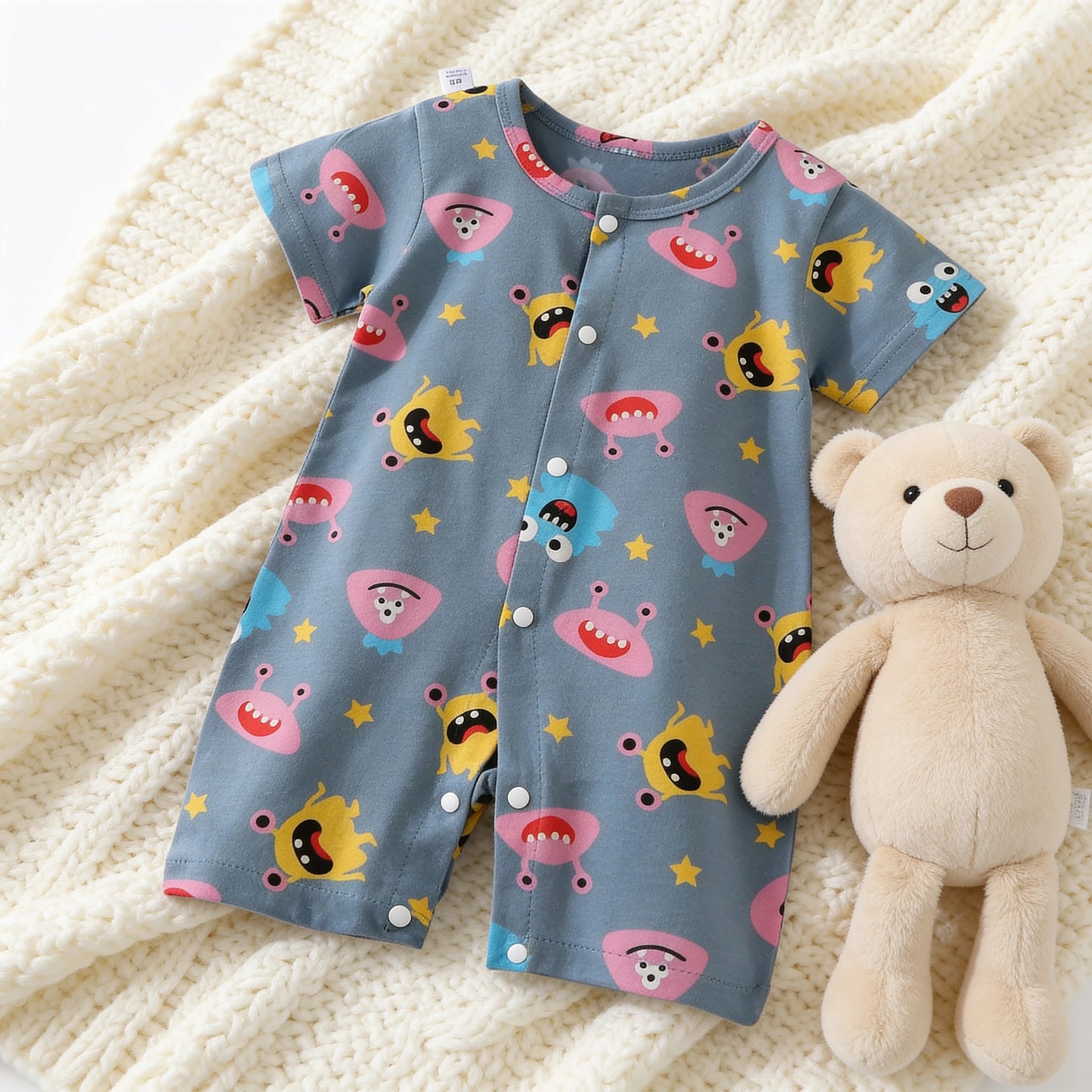 Combinaison Pyjama Bebe - Aliens - Cocon