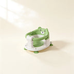 Transat de bain bébé enveloppant protection 360° – coloris Ourson vert
