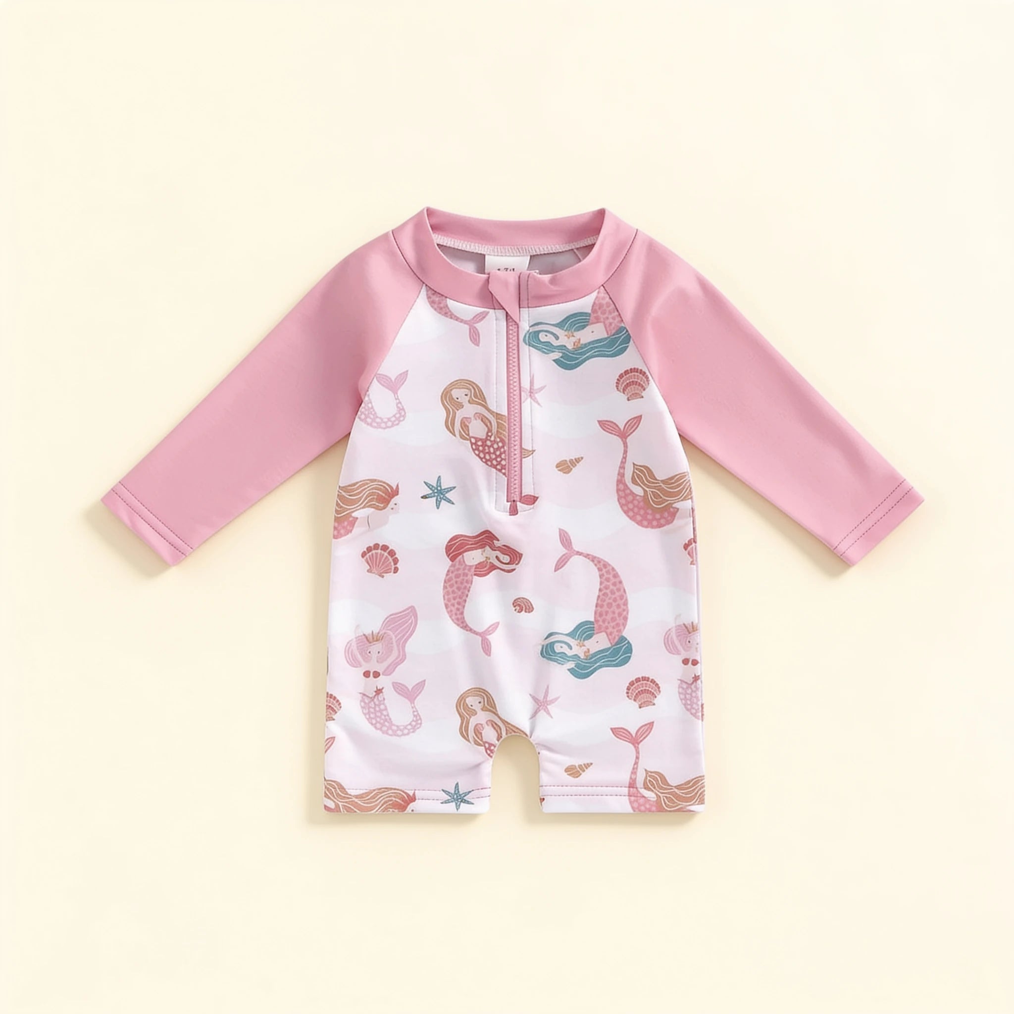 Combinaison Bebe Sirène - Rose - Flat