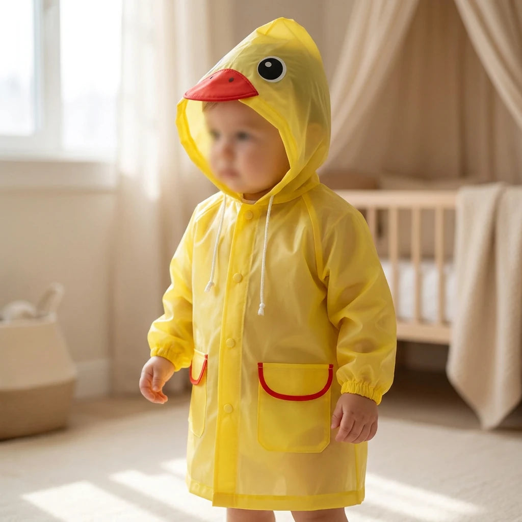 Combinaison Anti Pluie Pour Bebe - Coq - Porté