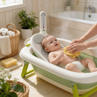 Transat de bain bébé avec thermomètre intégré