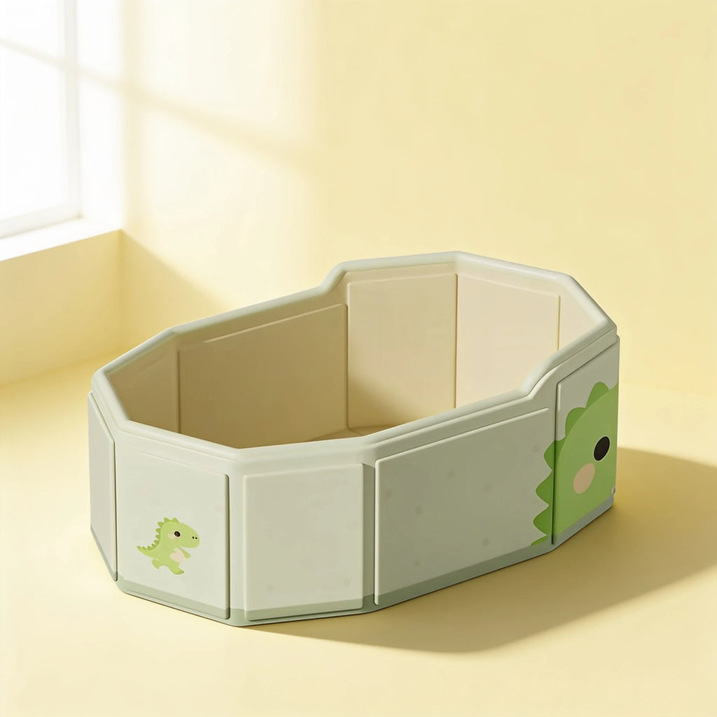 Grande baignoire bébé pliable XXL – coloris Dinosaure