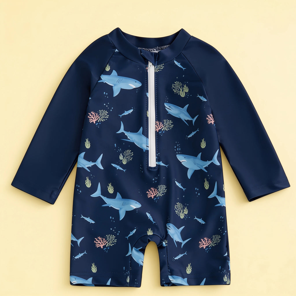 Combinaison Bebe Requin - produit - Flat