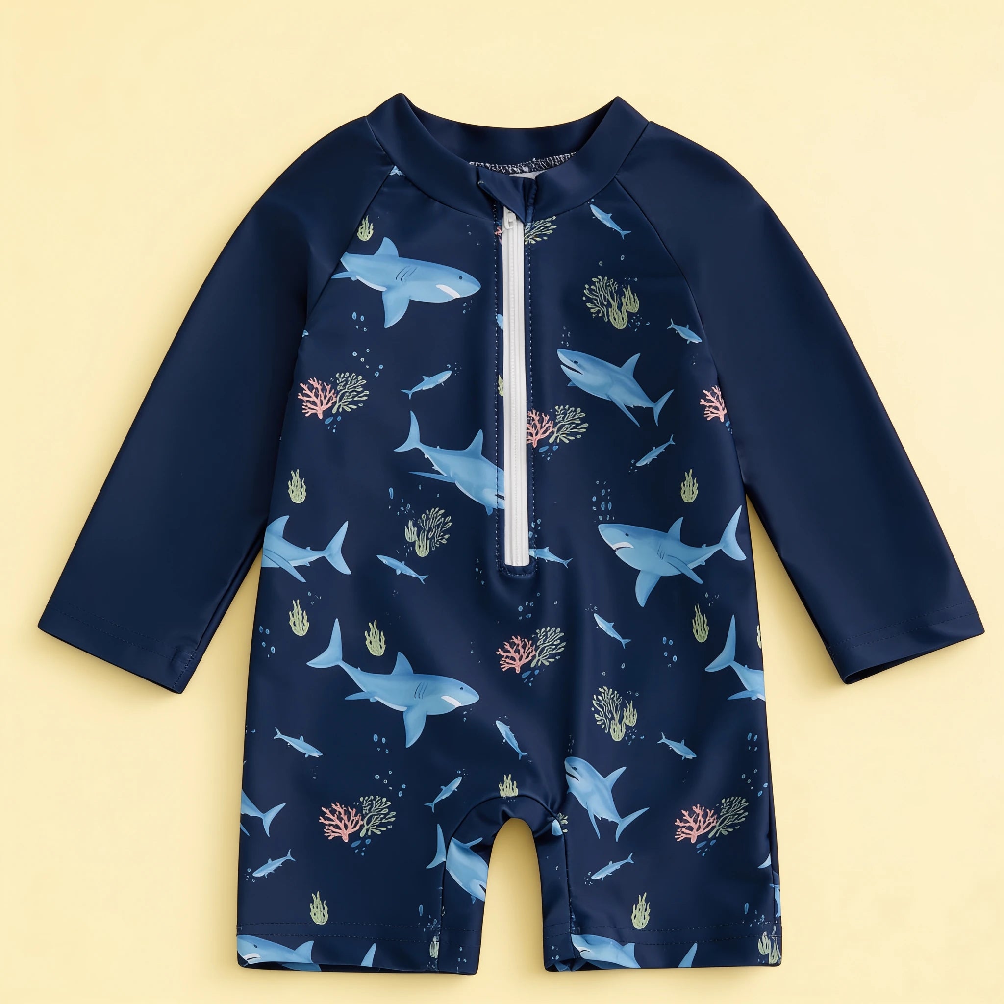 Combinaison Bebe Requin - produit - Flat