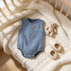 Combinaison Sans Manche Bebe - Bleu - Cocon