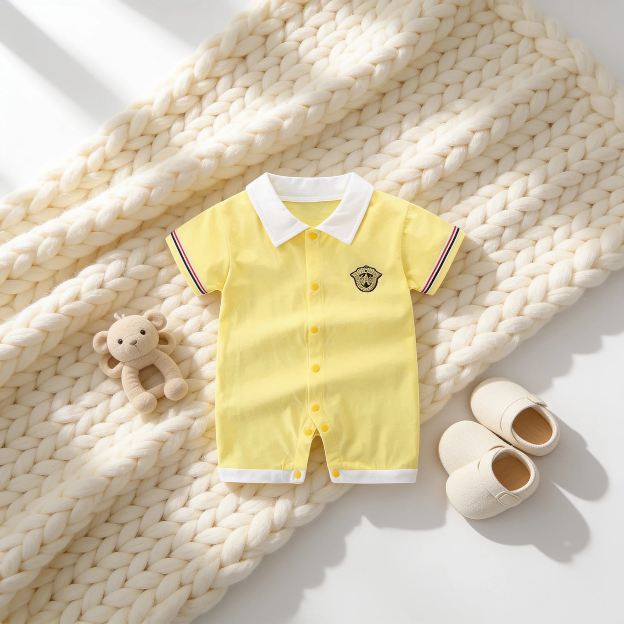 Combinaison Bebe Patron - Jaune - Cocon