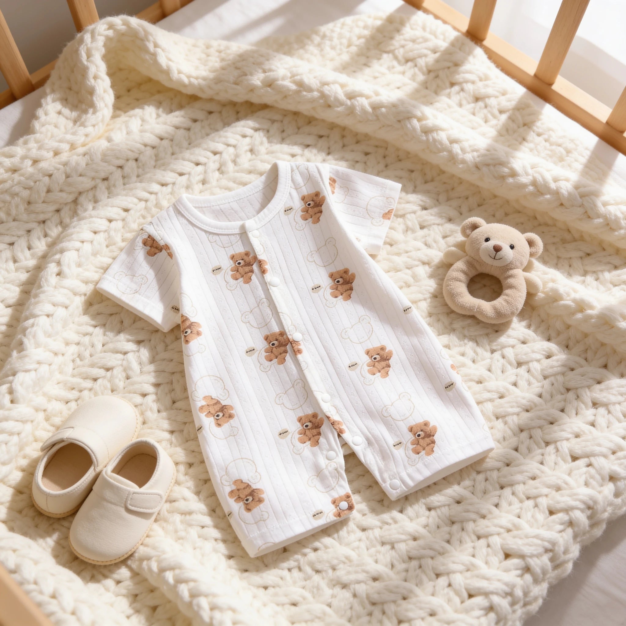 Combinaison Legere Bebe - Ours - Cocon