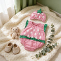 Combinaison Bebe Peluche - Fraise - Cocon