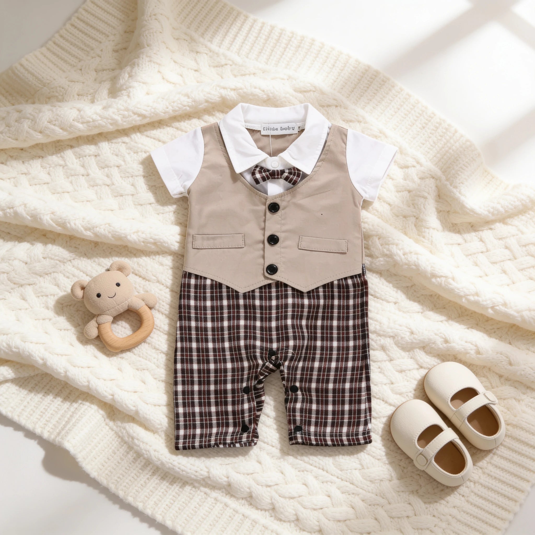 Combinaison Boss Bebe - Beige - Cocon