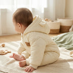 Combinaison Bébé Manteau Ourson - Beige - Porté