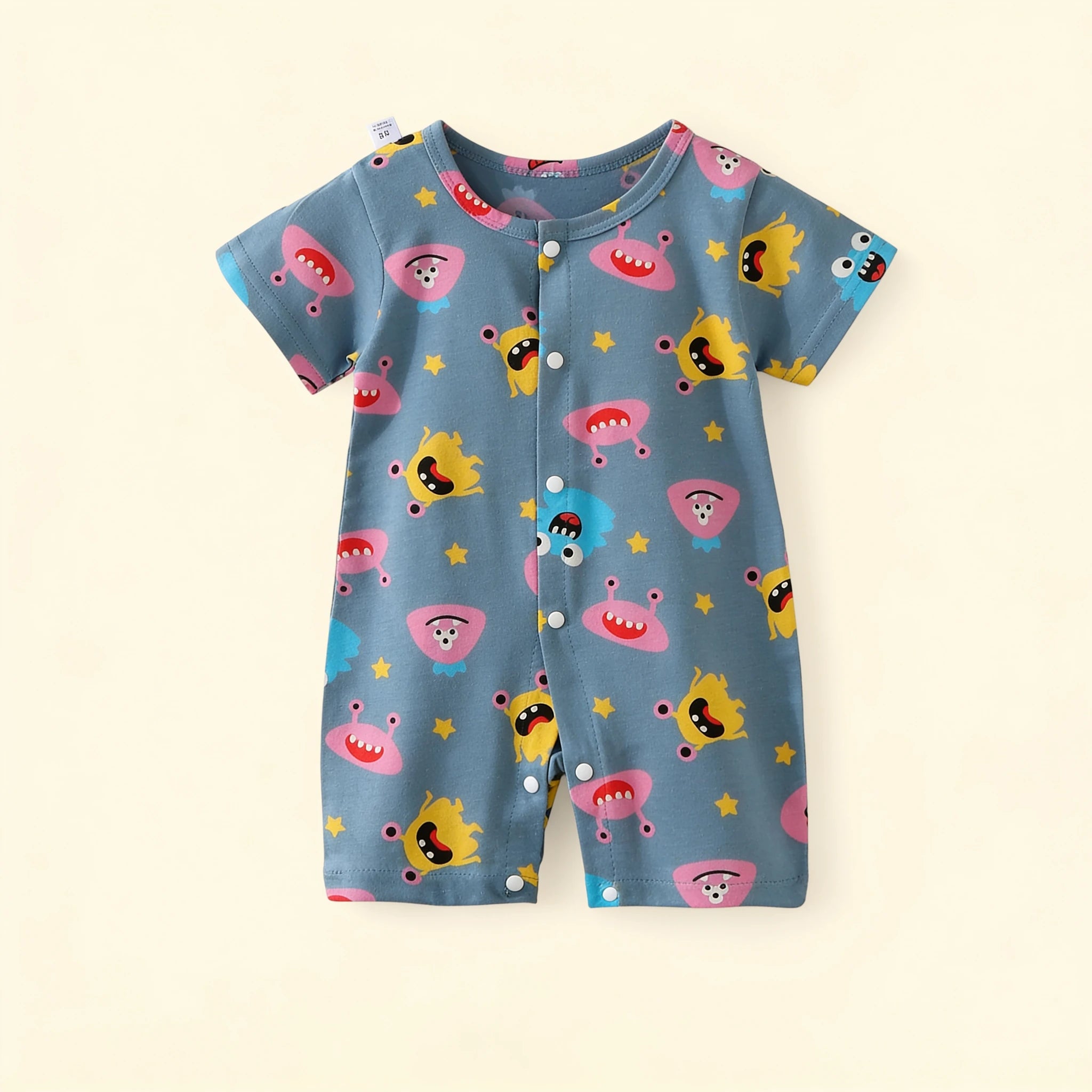 Combinaison Pyjama Bebe - Aliens - Flat