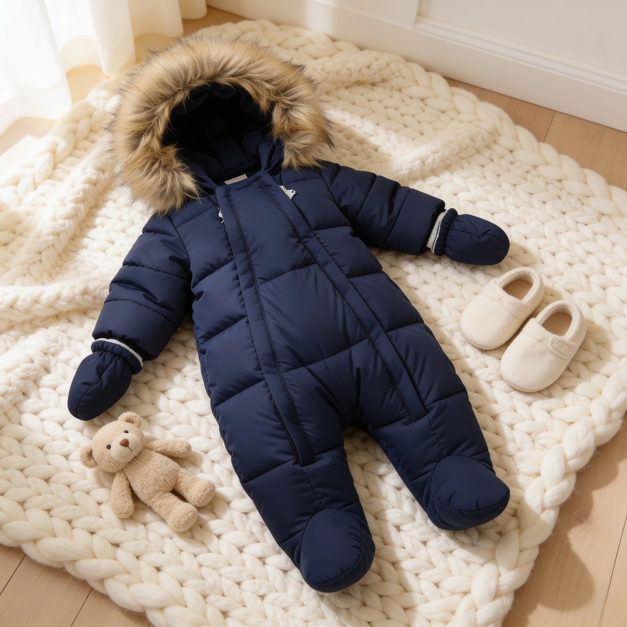 Combinaison Neige Bebe - Bleu - Cocon