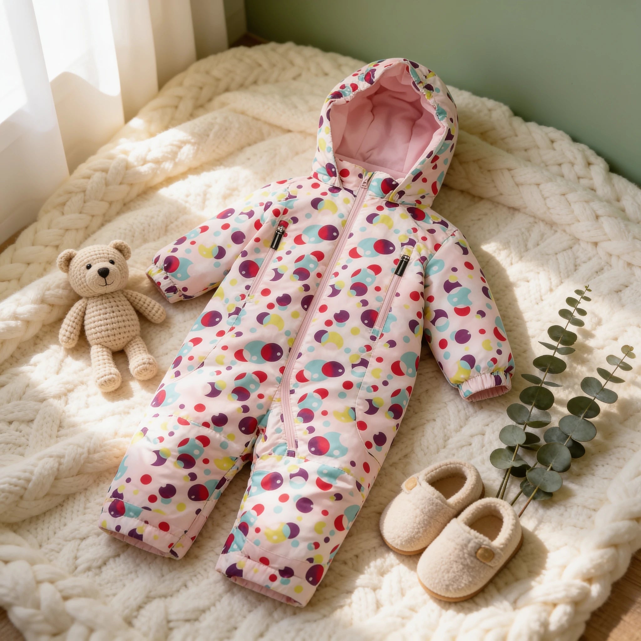 Combinaison Chaude Bebe Fille - produit - Cocon