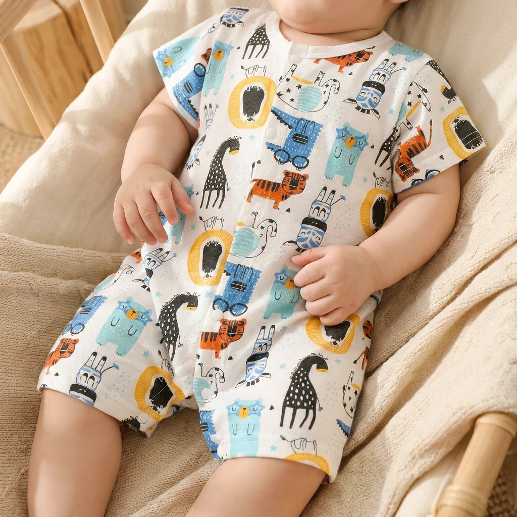Combinaison Pyjama Bebe Nature - Savane - Porté