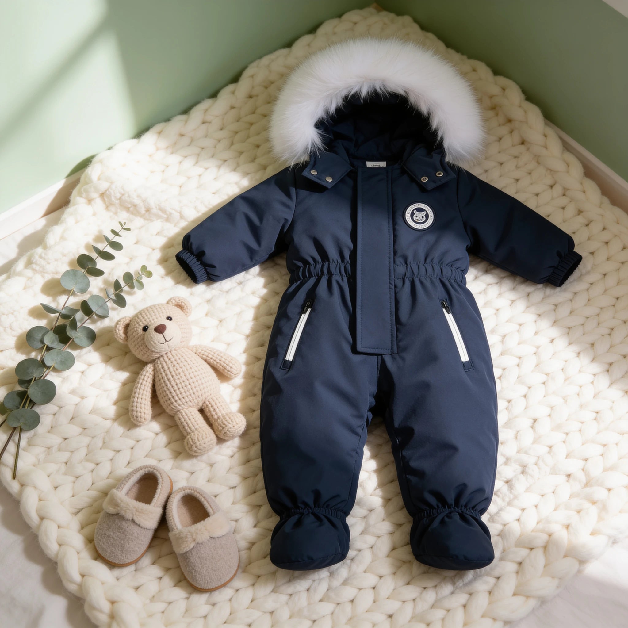 Combinaison Bebe Sans Pied - Bleu - Cocon