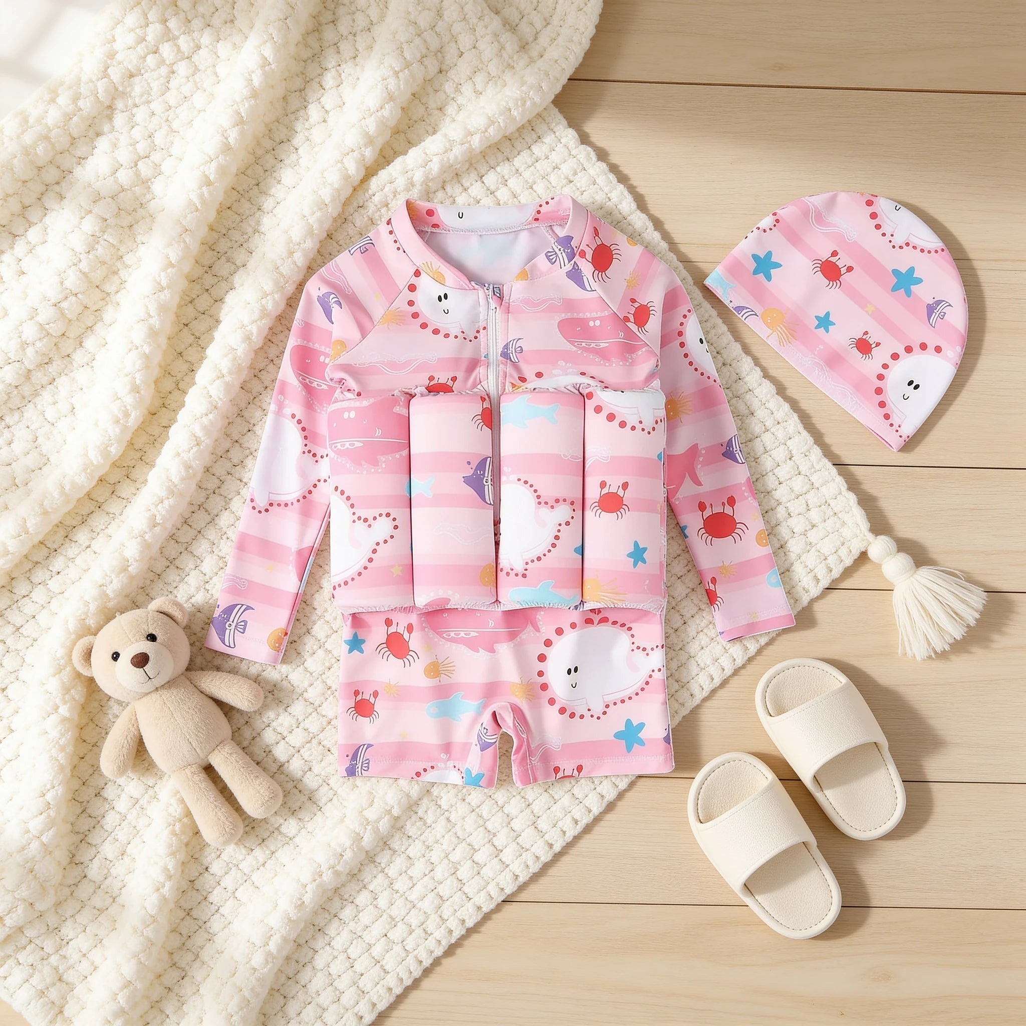Combinaison Bebe Flottante Aqua - Otarie - Cocon