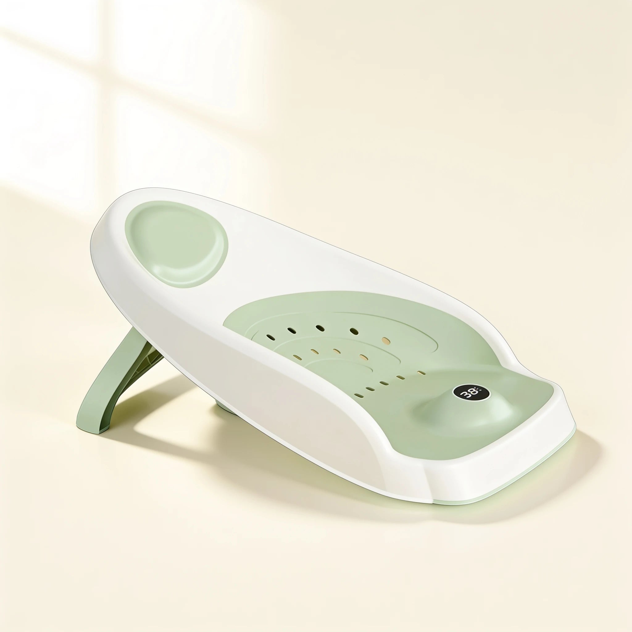 Cale-bébé de baignoire antidérapant Nuage – coloris Vert