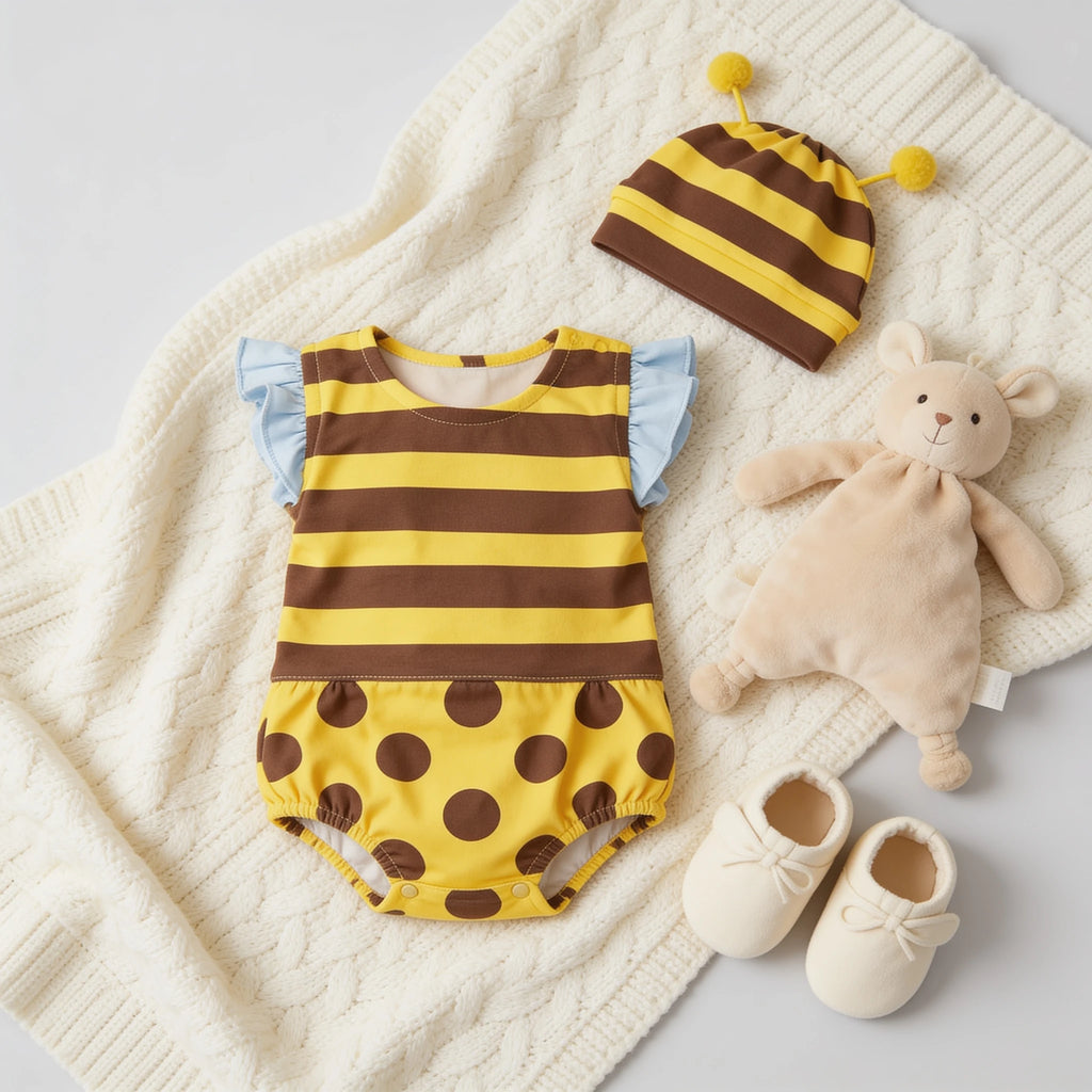 Combinaison Bebe Peluche - Guêpe - Cocon