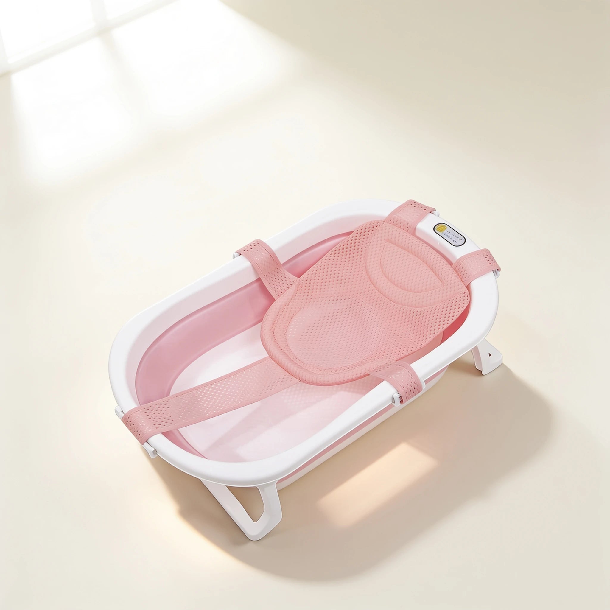 Matelas de baignoire bébé moelleux Nuage – coloris Rose