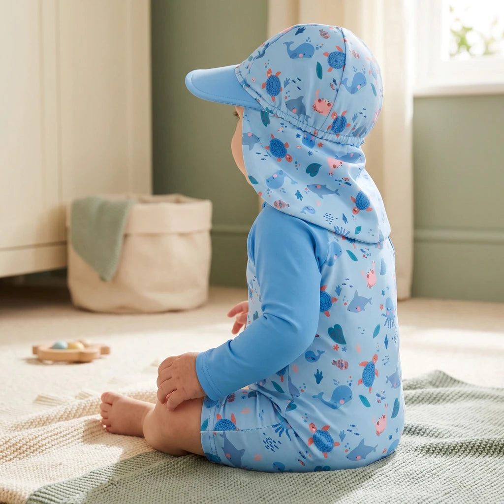 Combinaison Bebe Animaux Marins - produit - Porté