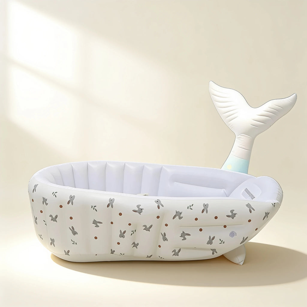 Baignoire bébé gonflable antidérapante Nounours – coloris Lapins