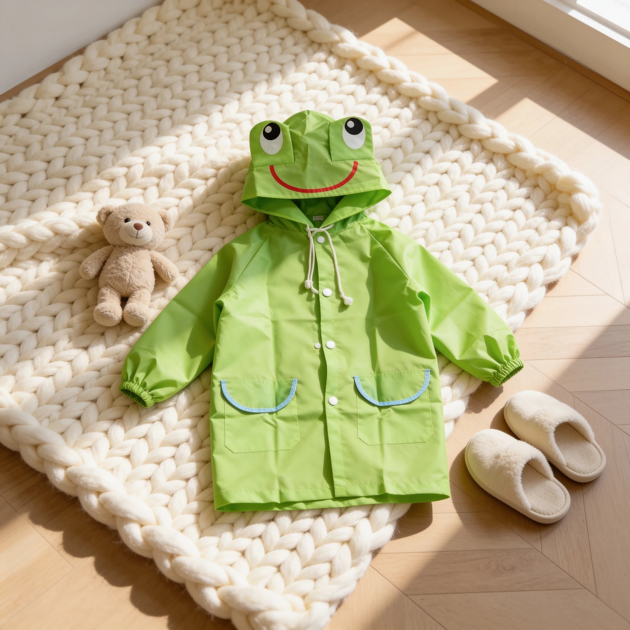 Combinaison Anti Pluie Pour Bebe - Grenouille - Cocon