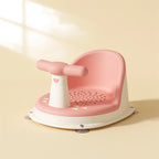 Transat de bain bébé sécurisé maintien stable – coloris Rose