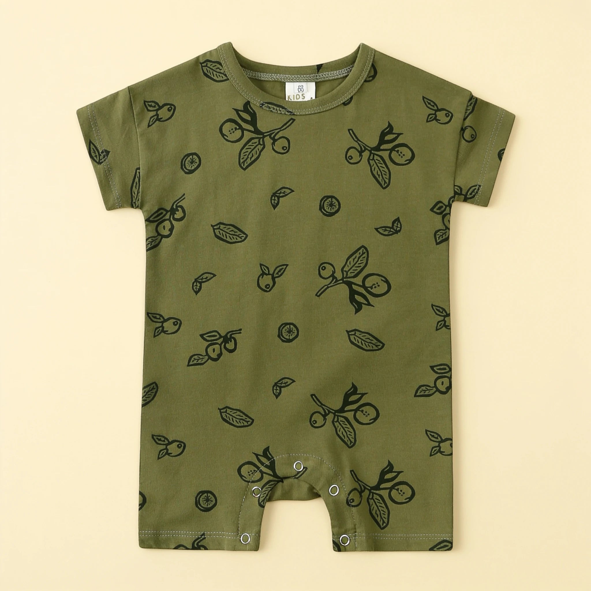 Combinaison Courte Bebe Fruits - Fruits - Flat